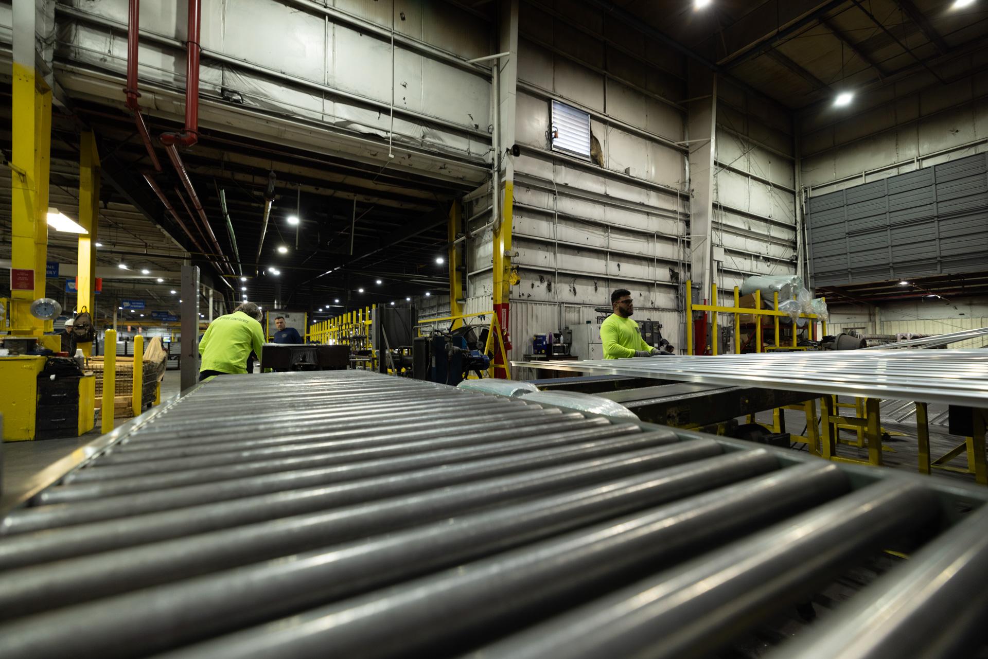 extruded aluminum production facility 