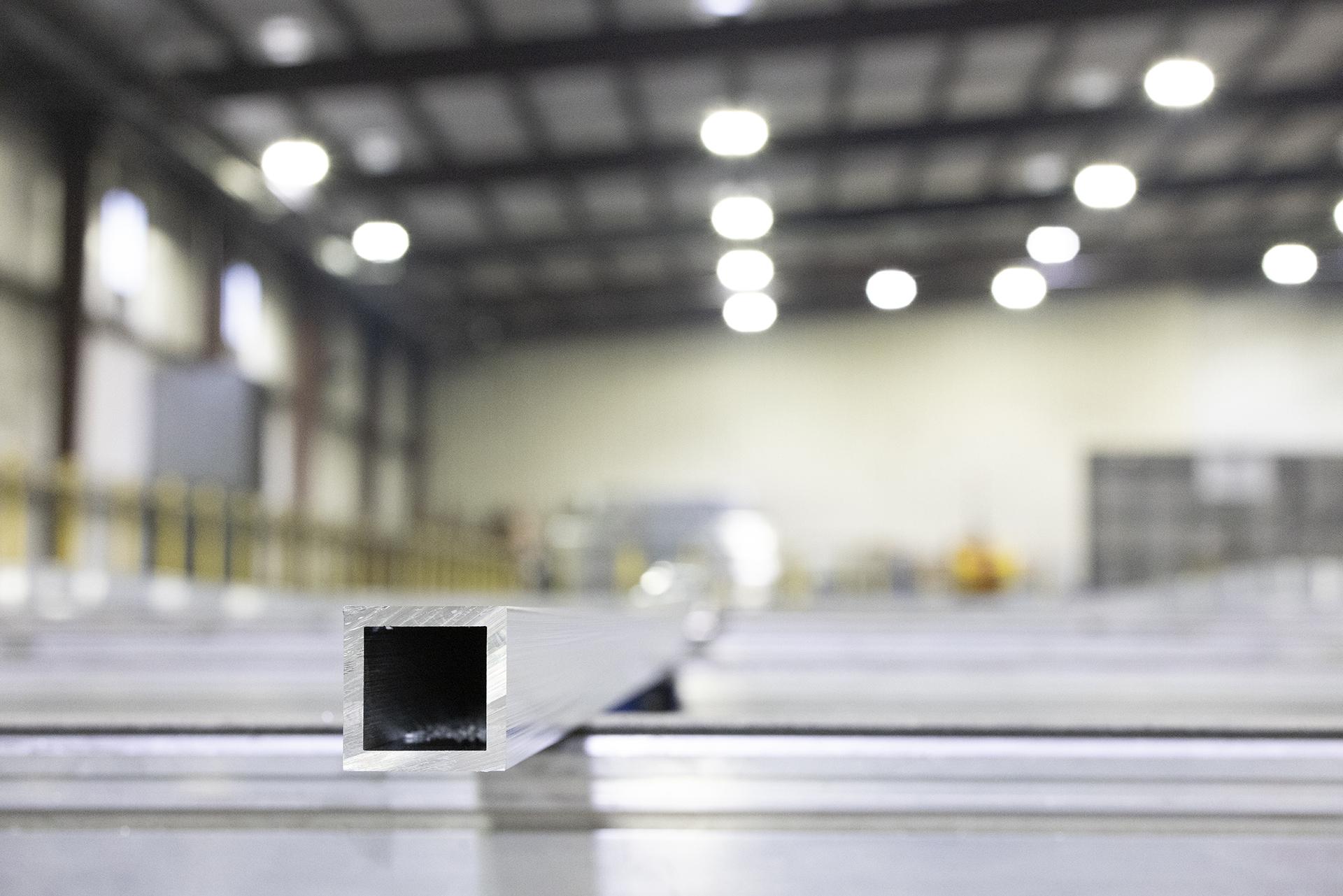 MI Metals square tubing extrusion